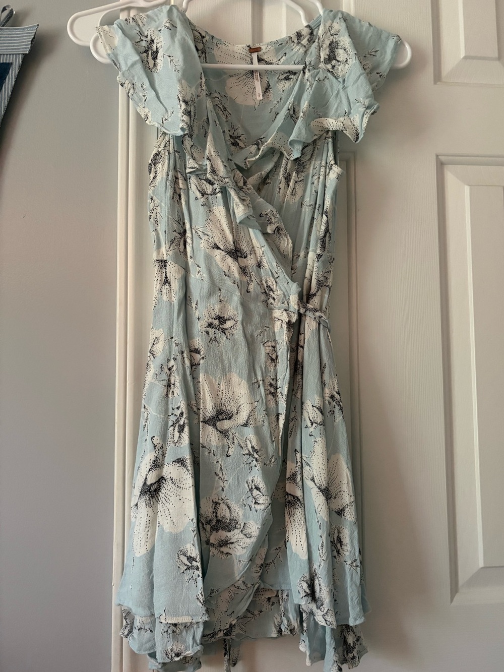 Free People Floral Wrap Dress